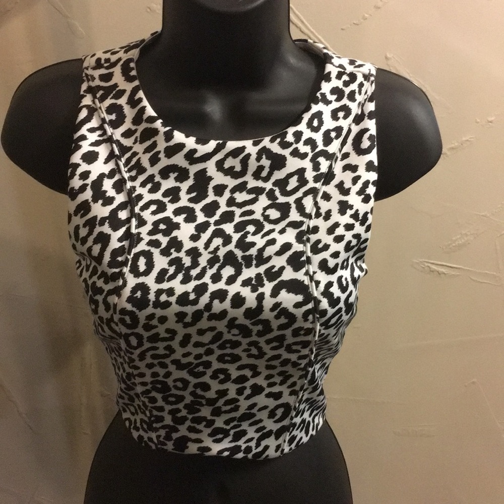 Yes Miss leopard print crop top